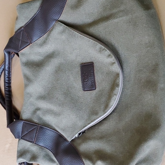 Grace Callie Designs Olive Genova messenger- tote bag 18.5 X 16 front po… - Picture 2 of 12